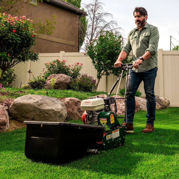 0014_cal-trimmer-1030246.jpg Classic Standard 20 in. 7-Blade Gas Walk Behind Lawn Mower