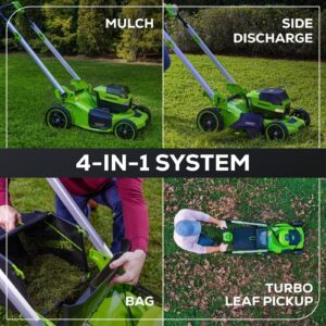 010002d3-f627-4015-af8d-c1681764f653.31a2882db85d8b69c6ecfed6acc81e1a.jpg 60V 21″ Self Propelled Lawn Mower 8.0 Ah Battery & Rapid Charger