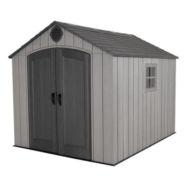 1-2.jpg Lifetime 8 ft x 10 ft Outdoor Storage Shed 60371