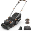 WORX Nitro 40V 16″ Cordless Lawn Mowers w/Brushless Motor 2.0 & Intellicut