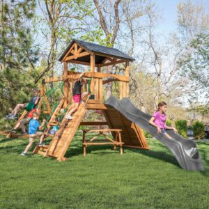 1-EndeavorIIGrayMain2.jpg Endeavor II Swing Set
