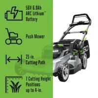 EGO POWER+ LM2114 21″ Brushless Push Lawn Mower Kits