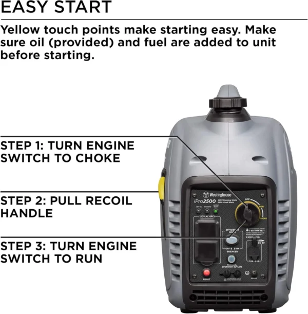 Westinghouse iPro2500 Portable Inverter Generators.