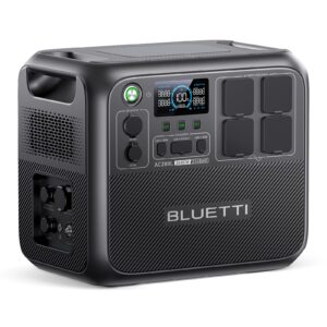 BLUETTI Portable Power Station AC200L, 2048Wh LiFePO4 Battery Backup, Expandable to 8192Wh w/ 4 2400W AC Outlets (3600W Power Lifting), Solar Generator for Camping, Home Use, Emergency