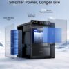 Smart Nugget Ice Maker Countertop with 1.14 Gal Side Tank 40 lbs/Day