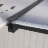 Palram OLYMPIA 3X4.25 GREY CLEAR PATIO COVER
