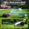 20V Robotic Lawn Mower for 1/4 Acre with WiFi, App Control