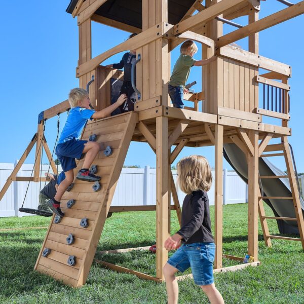 DoverBayMB_Playing_v1.jpg Dover Bay Swing Set with Monkey Bars