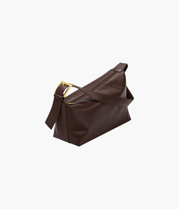 Faux Leather Shoulder Bag
