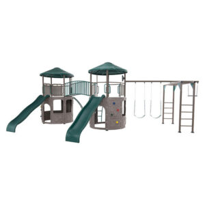 NN.jpg Lifetime 90966 Double Adventure Tower with Monkey Bars