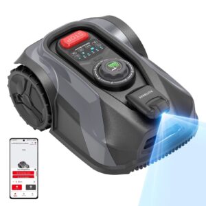 Steelite-20V-4-0Ah-Robot-Lawn-Mower-for-0-25-Acre-1-4-Acre-20-Slope-Auto-Recharge-Cut-to-Edge_0f63d761-6411-4ac3-bd04-fcfe530b45f5.5c952ab40111b800b5ec115b5bb0723a.jpg 20V Robotic Lawn Mower for 1/4 Acre with WiFi, App Control