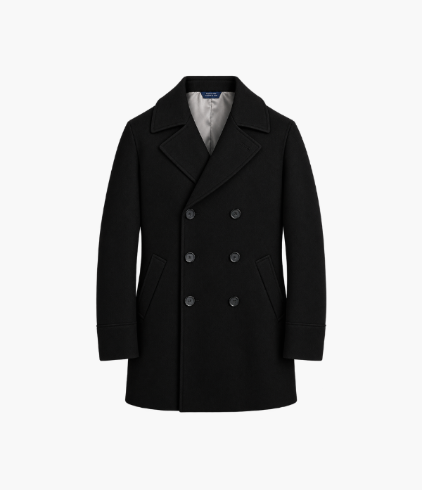 Wool Blend Peacoat