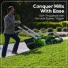 60V 21″ Self Propelled Lawn Mower 8.0 Ah Battery & Rapid Charger