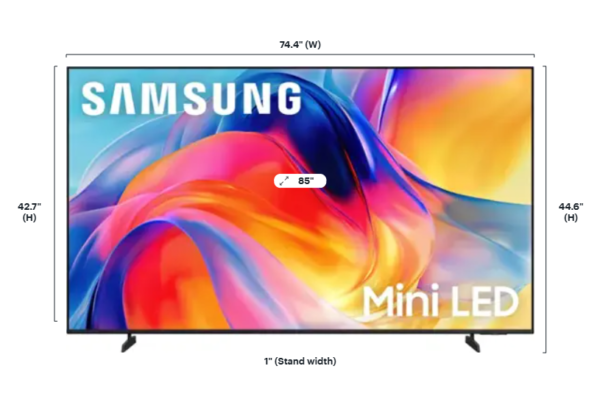 download_bdbe9d8e-d789-47b0-9cbe-e0cea05b959e-1 Samsung - 85" Class M70H Series Mini LED 4K UHD SamsungVision AI Smart Tizen TV (2026)