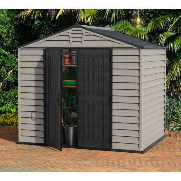 duramax-vinyl-sheds-duramax-storemax-plus-10-5x8-ft-with-molded-floor-east-coast-purchase-only-38035985006829.jpg DuraMax StoreMax Plus 10.5x8 Ft with Molded Floor Vinyl Storage Shed