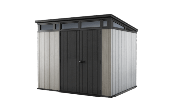 image1.png Keter Artisan 9x7 Foot Large Outdoor Shed with Floor with Modern Design for Patio Furniture