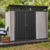 image2-2.jpg Keter Artisan 9x7 Foot Large Outdoor Shed with Floor with Modern Design for Patio Furniture