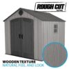 Lifetime 8 ft x 10 ft Outdoor Storage Shed 60371