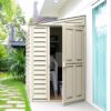 img-2724.jpg SideMate 4 ft. W x 8 ft. D Plastic Lean-To Storage Shed Installation Included