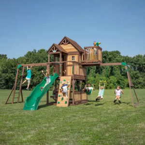 qq.jpg Backyard Discovery Skyfort II Cedar Swing Set/PlaySet