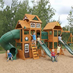 updated-swing-set_1.jpg Paramount Wooden Swing Set / Playset