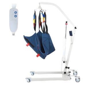 Electric Patient Lift with Sling, Remote-Controlled Transfer Lift, 330 lb Capacity