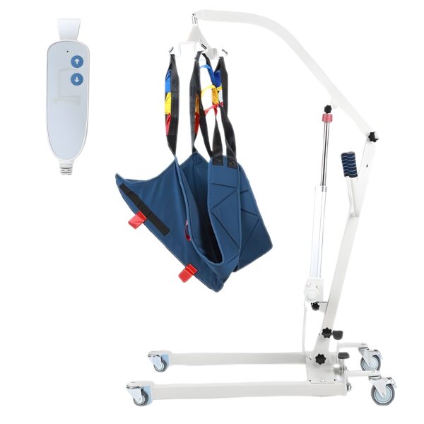 1_c82b0e20-40bb-4650-8c7c-5e2c6b8db712.jpg Electric Patient Lift with Sling, Remote-Controlled Transfer Lift, 330 lb Capacity
