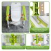 3-Way Adjustable Toilet Safety Frame, Anti-Slip Handrails, Suction Cups, Supports 220 lbs