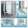 3-Way Adjustable Toilet Safety Frame, Anti-Slip Handrails, Suction Cups, Supports 220 lbs