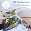 6_f5c54cf8-3e91-4015-864e-25c30bbd4057.jpg Electric Patient Lift with Sling, Remote-Controlled Transfer Lift, 330 lb Capacity