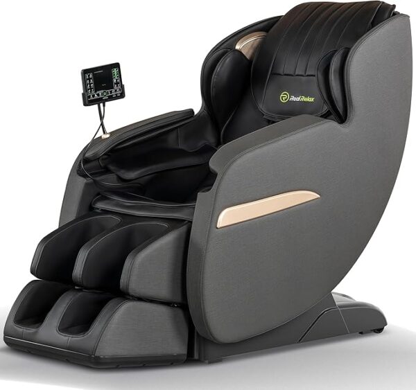 Real Relax SL-Track Full Body Massage Chair, Zero Gravity Recliner, Black